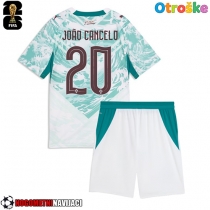 Otroške Nogometnih dresov Portugalska Joao Cancelo #20 Gostujoči SP 2026 Kratki rokavi (+ hlače)